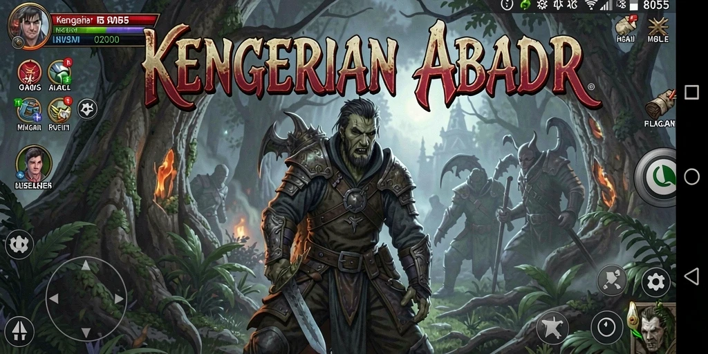 Screeenshot gameplay 8055 yang menakutkan dan mendebarkan.
