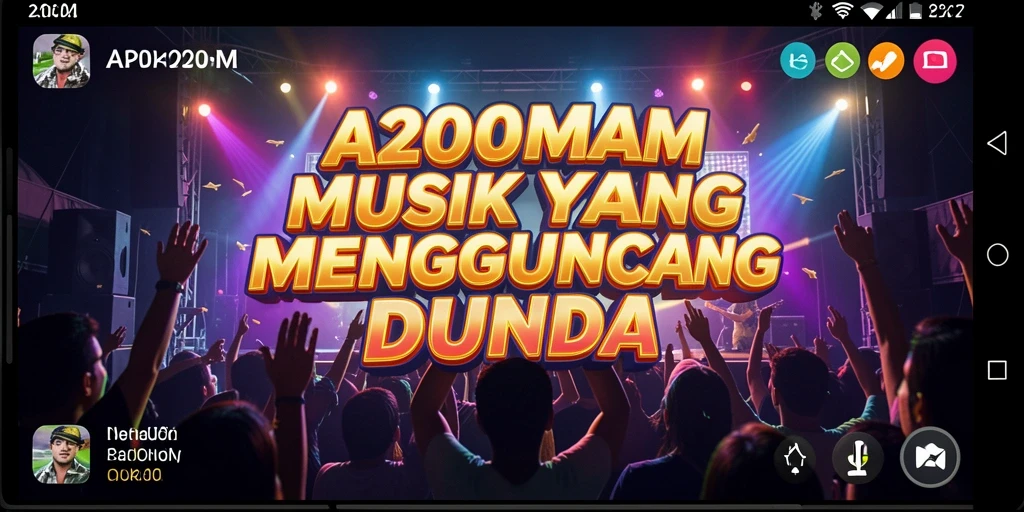 Gameplay seru A200M dengan berbagai tantangan musik.
