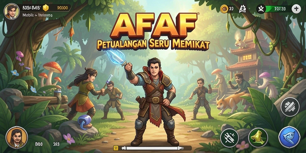 Gameplay AFAF yang memukau dan seru dalam petualangan di dunia fantastis.