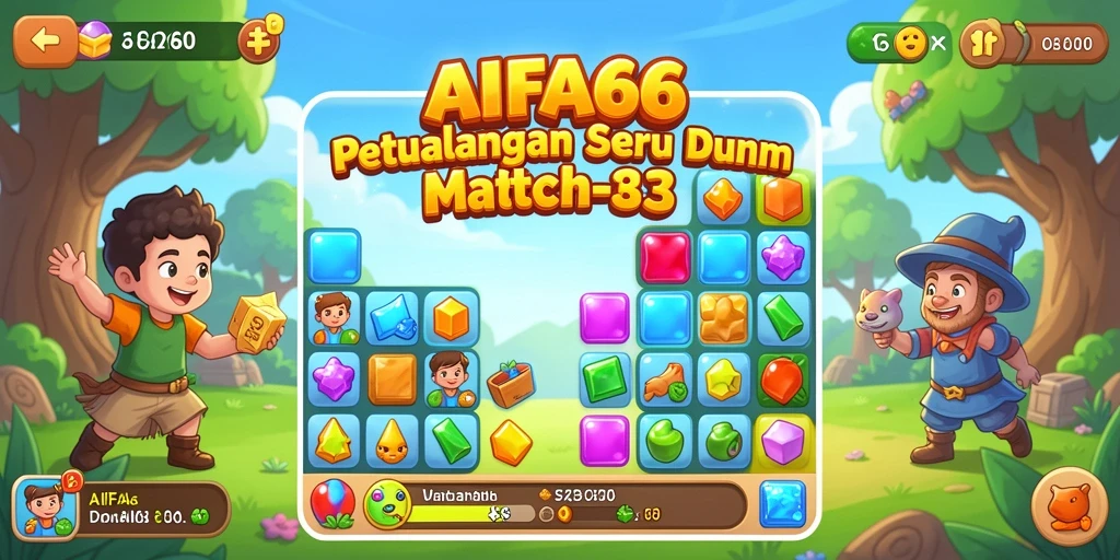 Tampilan seru dari gameplay AIFA66 yang penuh warna dan tantangan.