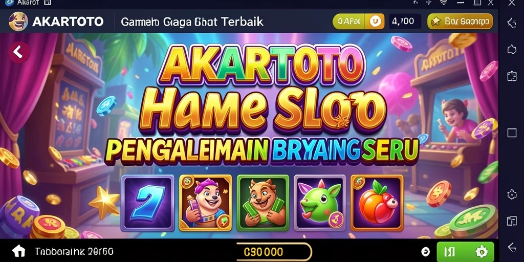 Gameplay Slot AKARTOTO yang seru dan memukau.