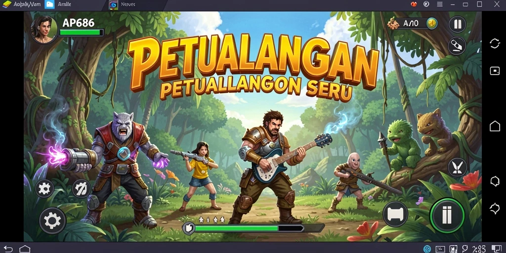 Gameplay seru dengan berbagai tantangan dan level menarik di AP686.
