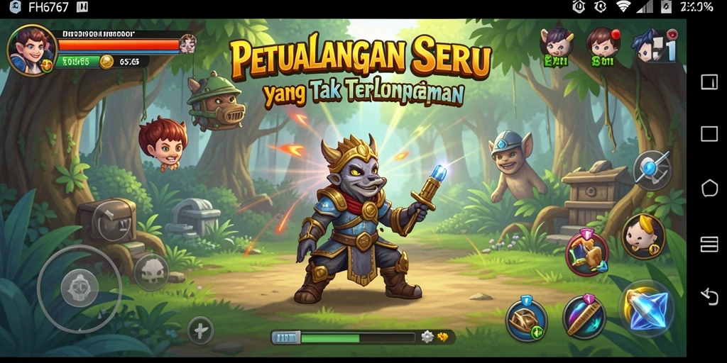 Gameplay petualangan FH6767 yang mendebarkan dan menakjubkan.