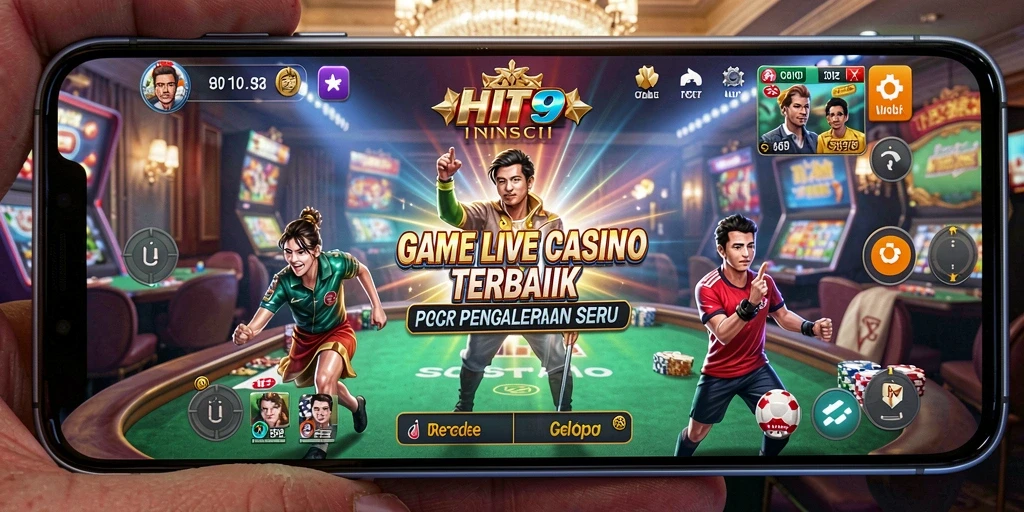 Tampilan gameplay HIT9 Live Casino yang menarik dan interaktif.