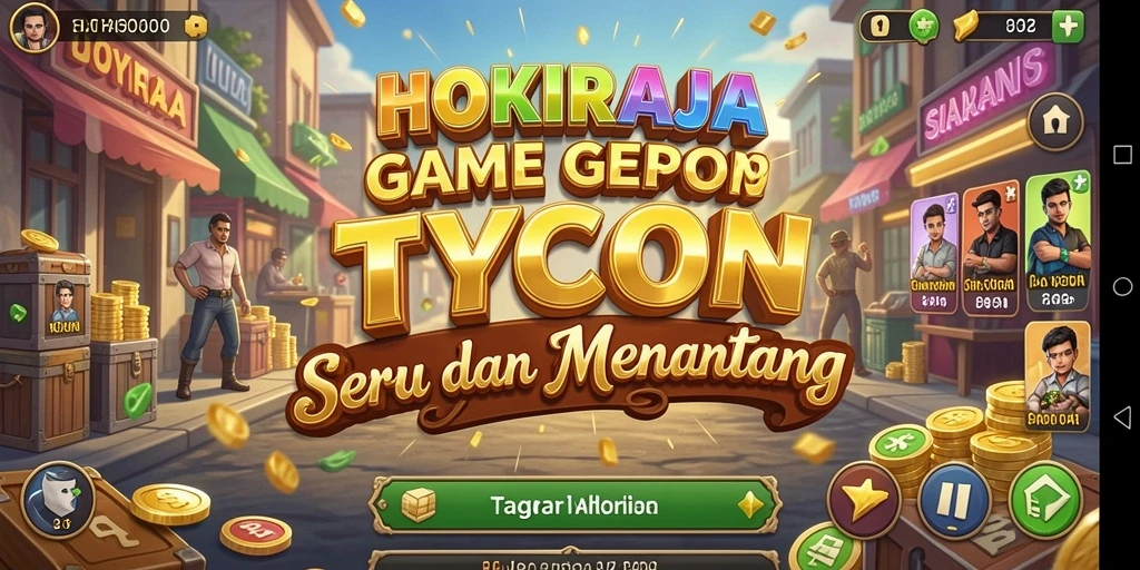 Screenshot menampilkan gameplay Tycoon yang dinamis dan menarik.