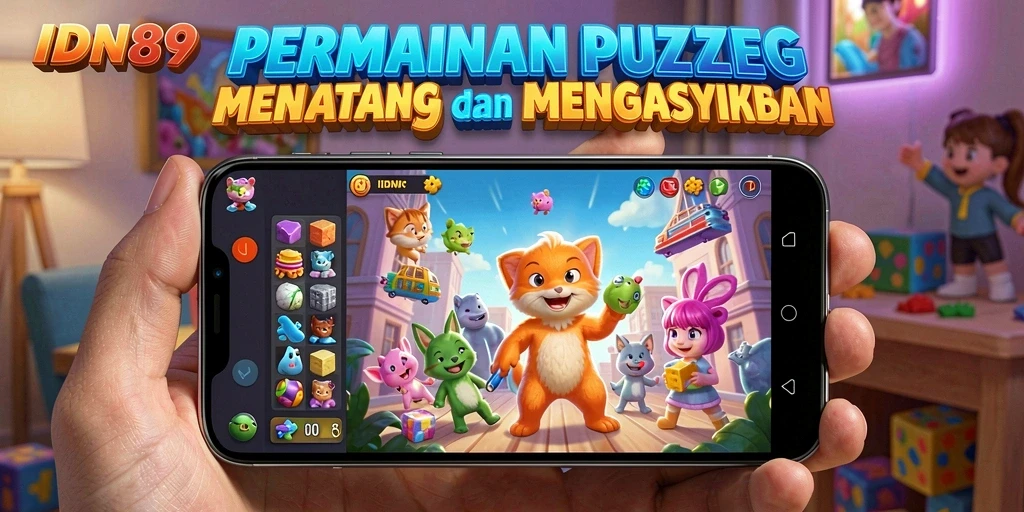 Tampilan gameplay Puzzle yang menarik dan penuh tantangan.