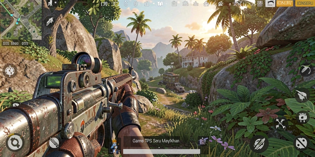 Tampilan gameplay IDNSERU yang mendebarkan dan seru.