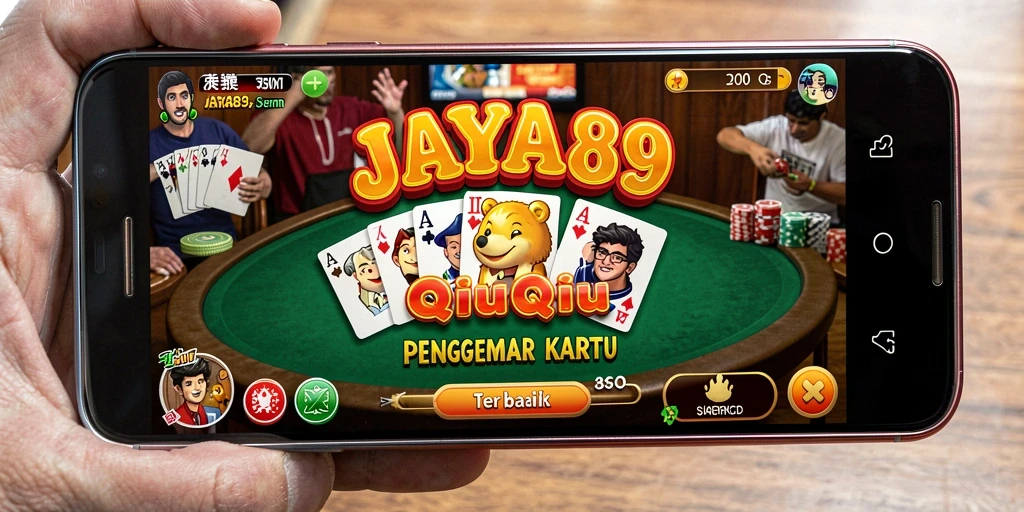 Tangkapan layar gameplay QiuQiu yang seru di JAYA89.