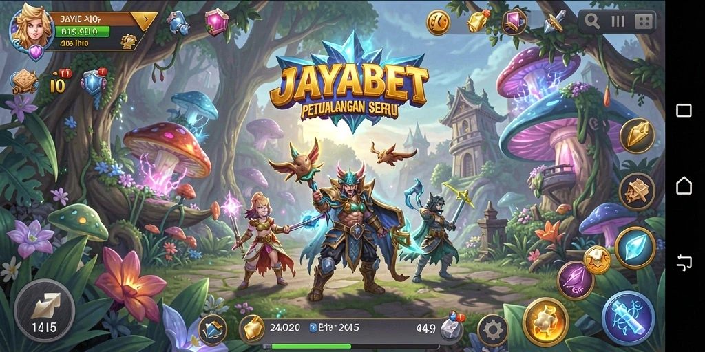 Tampilan gameplay JAYABET yang menakjubkan dan menantang.
