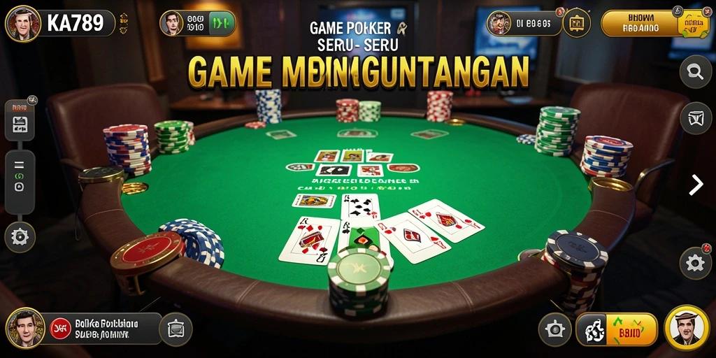 Gameplay seru KA789 menampilkan aksi poker yang menarik.