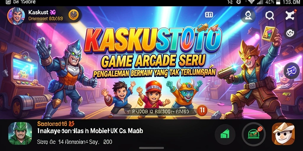 Tampilan gameplay seru KASKUSTOTO di level menantang.