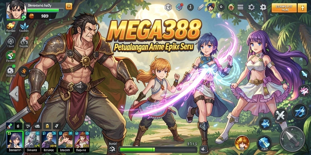Gameplay anime seru dengan grafis yang mengagumkan.