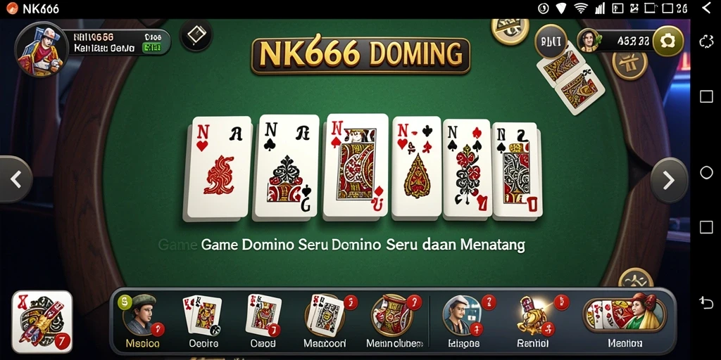 Tampilan gameplay seru di NK666 dengan pemain yang bersaing.