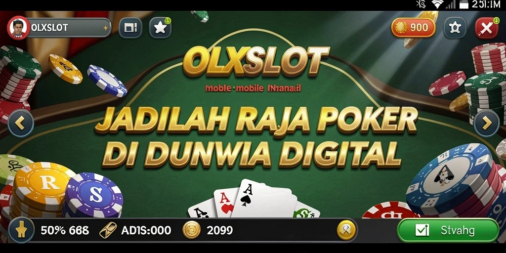 Tampilan gameplay OLXSLOT yang memukau dan penuh aksi poker.