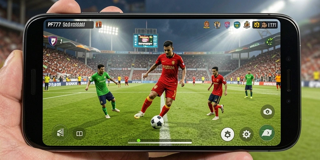 Tampilan gameplay PF777 yang mendebarkan saat pertandingan berlangsung.