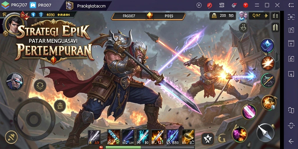 Gameplay strategis yang menegangkan dan penuh tantangan.