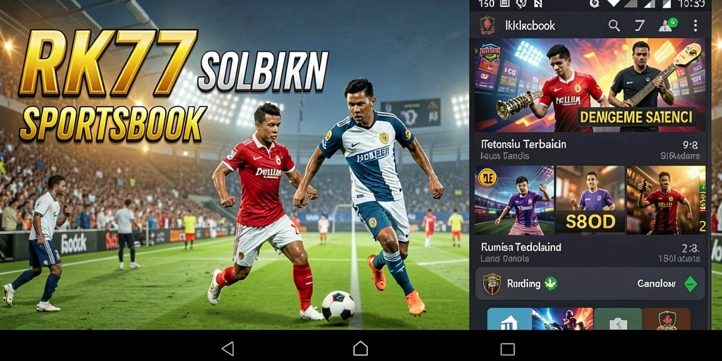 Tampilan gameplay yang menarik dan interaktif dari RK77.