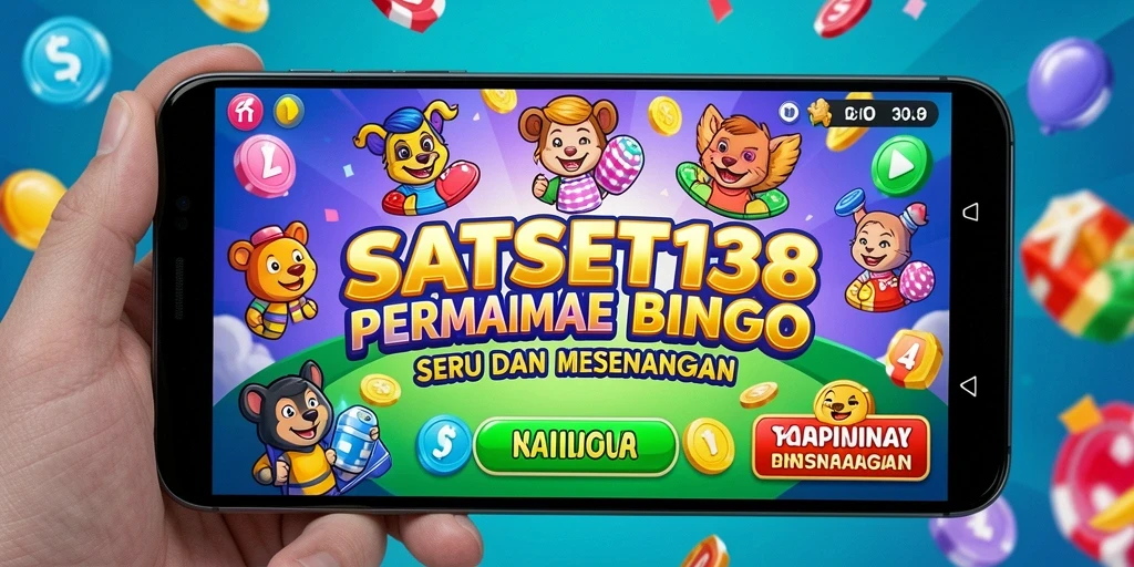 Tampilan menarik SATSET138 saat bermain Bingo dengan teman-teman.