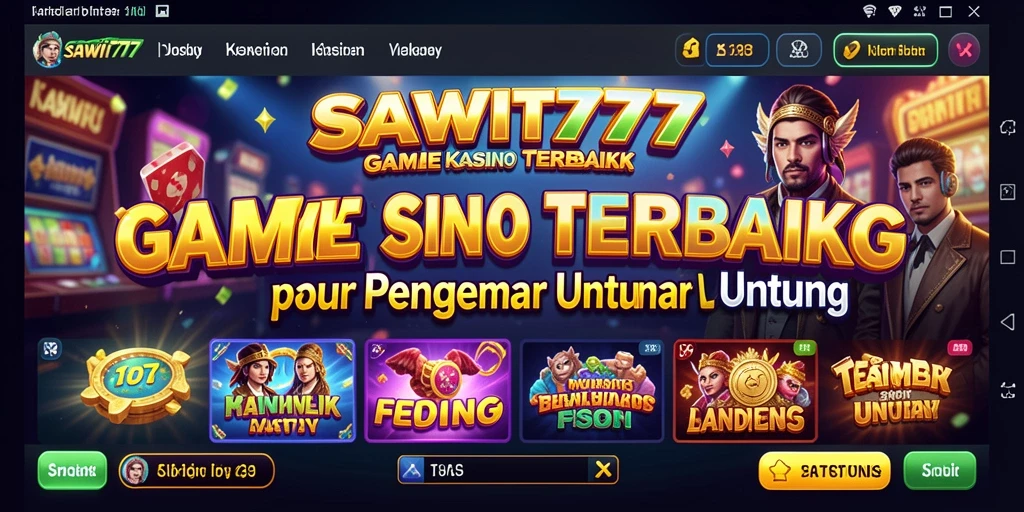 Tampilan menarik dari gameplay Kasino SAWIT777.