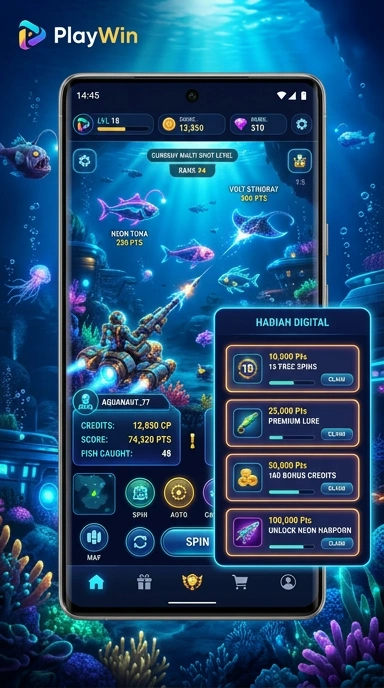 Proses pengunduhan cepat di Pusat Unduh Playwin.